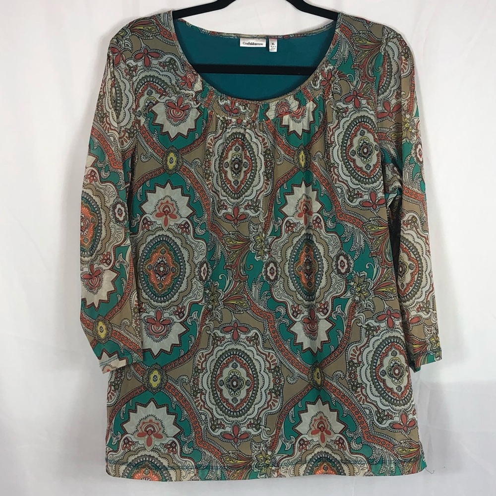 Croft & Barrow | patterned Top